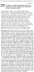 Cover page: Clinical and MRI factors for vascular dementia in the Cardiovascular Health Study Cognition Study