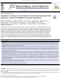 Cover page: Association of Living in a Food Desert and Poor Periconceptional Diet Quality in a Cohort of Nulliparous Pregnant Individuals.