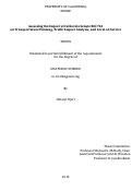 Cover page: Assessing the Impact of California Senate Bill 743 on Transportation Planning, Traffic Impact Analysis, and Level-of-Service