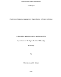 Cover page: Predictors of Depression among Adult Omani Women in Wilayat of Rustaq