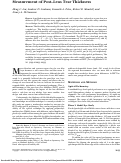 Cover page: Measurement of post-lens tear thickness.