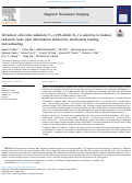 Cover page: Ultrashort echo time adiabatic T<sub>1ρ</sub> (UTE-Adiab-T<sub>1ρ</sub>) is sensitive to human cadaveric knee joint deformation induced by mechanical loading and unloading.