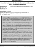 Cover page: Comorbid Patterns in the Homeless Population: A Theoretical Model to Enhance Patient Care