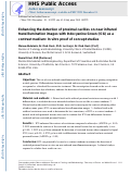 Cover page: Enhancing the detection of proximal cavities on near infrared transillumination images with Indocyanine Green (ICG) as a contrast medium: In vitro proof of concept studies