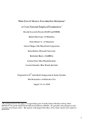 Cover page: What Does It Mean to Decriminalize Marijuana?  A Cross-National Empirical Examination
