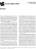 Cover page of review