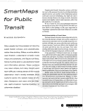 Cover page: SmartMaps for Public Transit