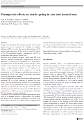 Cover page: Pramipexole effects on startle gating in rats and normal men