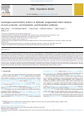 Cover page: Greenspace and mortality in the U.K. Biobank: Longitudinal cohort analysis of socio-economic, environmental, and biomarker pathways.