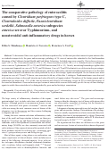 Cover page: The comparative pathology of enterocolitis caused by Clostridium perfringens type C, Clostridioides difficile, Paeniclostridium sordellii, Salmonella enterica subspecies enterica serovar Typhimurium, and nonsteroidal anti-inflammatory drugs in horses