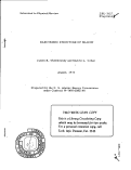 Cover page: ELECTRONIC STRUCTURE OF SILICON