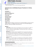 Cover page: Underinsurance And Multiple Surgical Treatments for Kidney Stones.