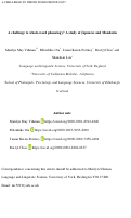 Cover page: A Challenge to Whole-word Phonology? A Study of Japanese and Mandarin