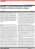 Cover page: BerkSEL: A scale-invariant laser beyond the Schawlow-Townes two-mirror strategy