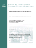 Cover page: Performance of Installed Cooking Exhaust Devices