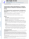 Cover page: Characterization of Effect of Repeated Bolus or Continuous Intrathecal Infusion of Morphine on Spinal Mass Formation in the Dog.