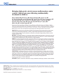 Cover page: Bringing high-grade arteriovenous malformations under control: clinical outcomes following multimodality treatment in children.