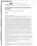 Cover page: A robust benchmark for detection of germline large deletions and insertions