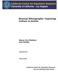 Cover page: Hearsay Ethnography: Capturing Culture in Action
