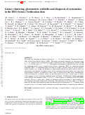 Cover page: Galaxy clustering, photometric redshifts and diagnosis of systematics in the DES Science Verification data