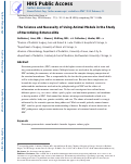 Cover page: The science and necessity of using animal models in the study of necrotizing enterocolitis