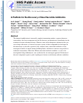 Cover page: A platform for the discovery of new macrolide antibiotics