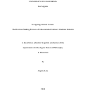 Cover page: Navigating Critical Terrain: The Decision Making Process of Undocumented Latina/o Graduate Students