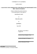 Cover page: Case Study of Incorporating Theatre of Neurodiversity Into The Curious Incident