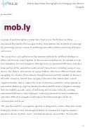 Cover page of Mob.ly App Makes Driving Safer by Changing How Drivers Navigate