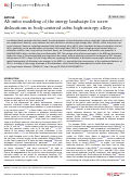 Cover page: Ab initio modeling of the energy landscape for screw dislocations in body-centered cubic high-entropy alloys