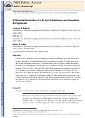 Cover page: Differential Reduction of CO2 by Molybdenum and Vanadium Nitrogenases