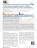 Cover page: Gas Phase and Gas–Solid Interface Ozonolysis of Nitrogen Containing Alkenes: Nitroalkenes, Enamines, and Nitroenamines