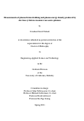 Cover page: Measurements of plasma bremsstrahlung and plasma energy density produced by electron cyclotron resonance ion source plasmas