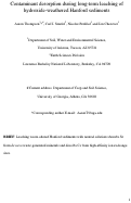 Cover page: Contaminant desorption during long-term leaching of hydroxide-weathered Hanford sediments