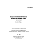 Cover page: Changes in Travel Demand Characteristics During the 1984 Los Angeles Olympics