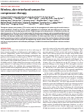 Cover page: Wireless, skin-interfaced sensors for compression therapy.