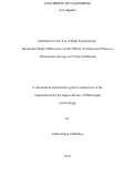 Cover page: Attainment in the Era of High Expectations: Racial and Ethnic Differences in the Effects of Adolescent Plans on Educational Success in Young Adulthood