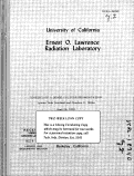 Cover page: KINETICS OF A DENSE CULTURE FERMENTATION