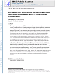 Cover page: Descartes’ rule of signs and the identifiability of population demographic models from genomic variation data