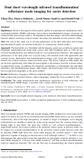 Cover page: Dual short wavelength infrared transillumination/reflectance mode imaging for caries detection