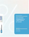 Cover page of Educational Experiences of LGBTQ People of Color