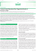 Cover page: Transient Central Sleep Apnea Runs Triggered by Disorder of Arousal in a Child.