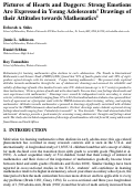 Cover page: Pictures of Hearts and Daggers: Strong Emotions Are Expressed in Young Adolescents’ Drawings of their Attitudes towards Mathematics