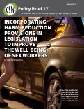 Cover page: Incorporating harm-reduction provisions in legislation to improve the well-being of sex workers