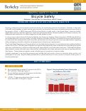 Cover page of 2022 SafeTREC Traffic Safety Fact Sheet: Bicycle Safety