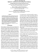 Cover page: . . . that P is relevant for Q:Indicative conditionals and learning from testimony