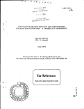 Cover page: INTERACTIVE MATRIX DISPLAYS AND MANAGEMENT INFORMATION REPORTING: A FEASIBILITY ASSESSMENT