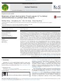 Cover page: Responses of heat shock protein 70 and caspase-3/7 to dietary selenomethionine in juvenile white sturgeon