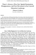 Cover page: There’s Always a Way Out: Spatial Domination, Disappearance, and Free Movement in the Carceral-Education Landscape