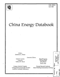 Cover page: China Energy Data Book